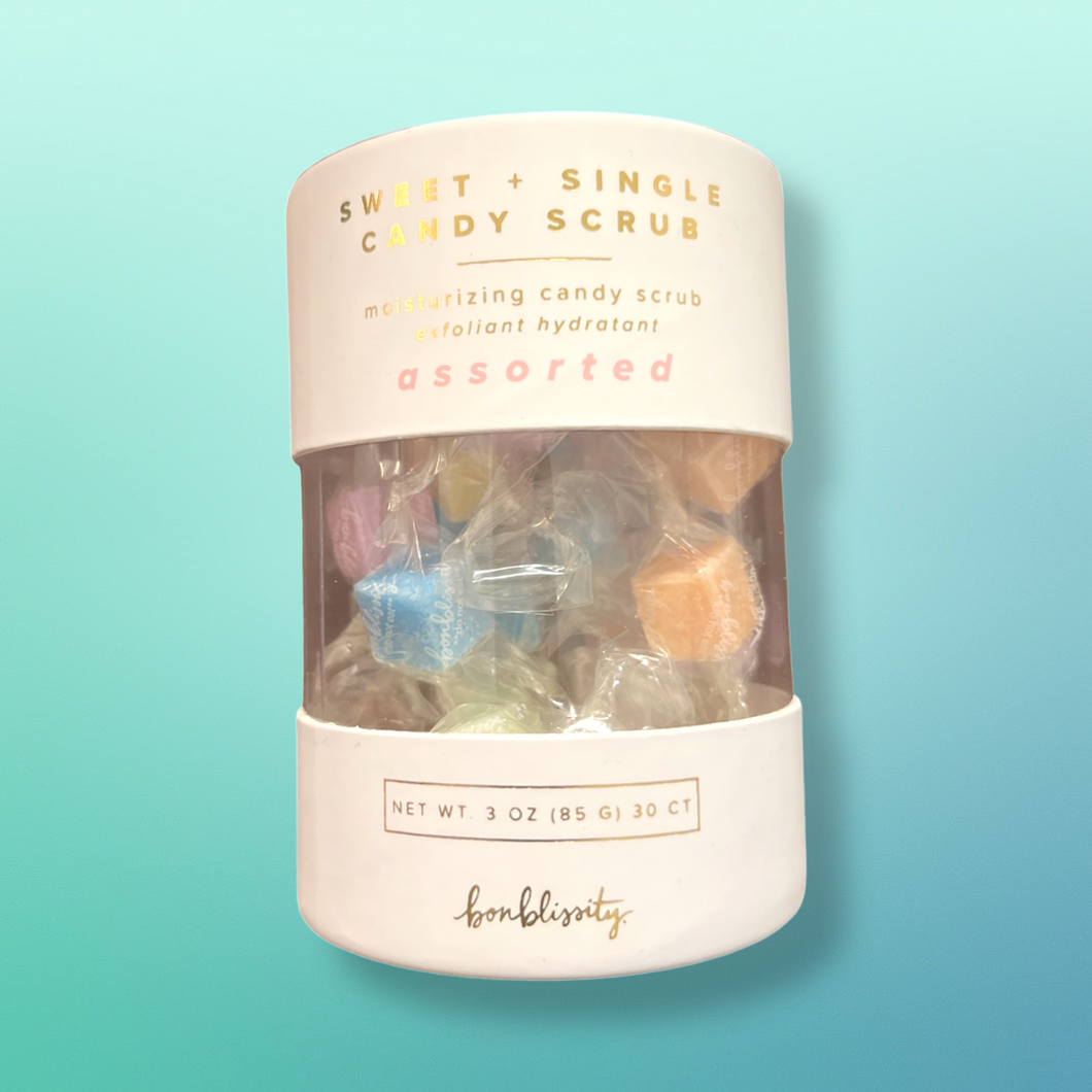 Sweet + Single Candy Scrub (30 Pcs) - Assorted Scents